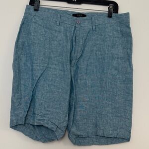 Saks Fifth Avenue Linen Shorts Men’s Size 32 Lightweight Summer